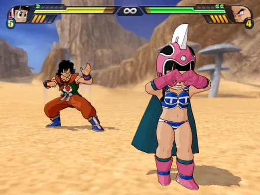 Captura del juego original: Dragon Ball Z: Budokai Tenkaichi 3