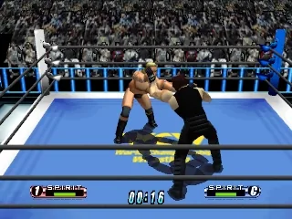 Captura del juego original: Virtual Pro Wrestling 2