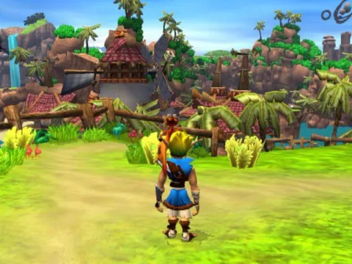 Captura del juego original: Jak and Daxter: The Precursor Legacy