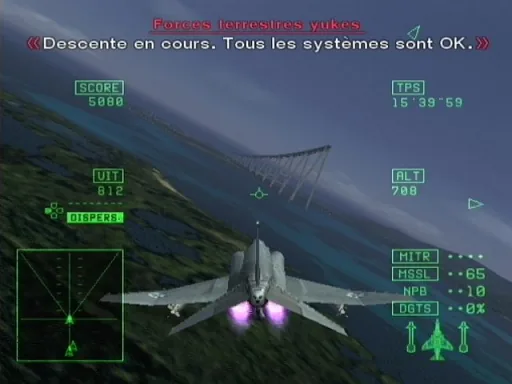 Captura del juego original: Ace Combat 5: The Unsung War