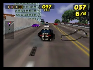 Captura del juego original: Rush 2: Extreme Racing USA