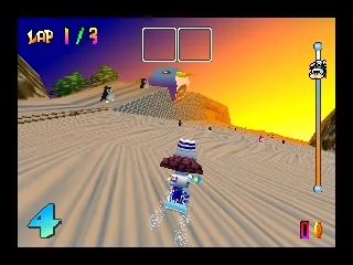 Captura del juego original: Snowboard Kids