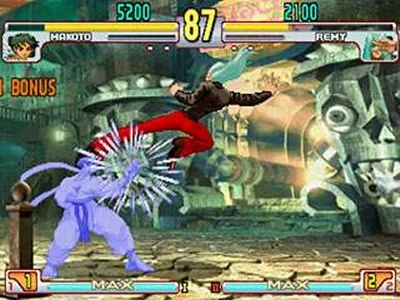 Captura de Street Fighter III: 3rd Strike para PlayStation 2