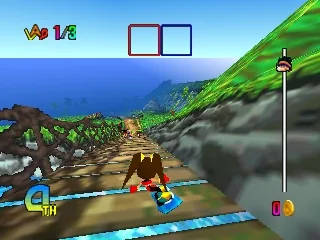 Captura del juego original: Snowboard Kids 2