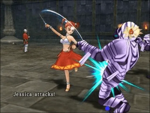 Captura del juego original: Dragon Quest VIII: Journey of the Cursed King