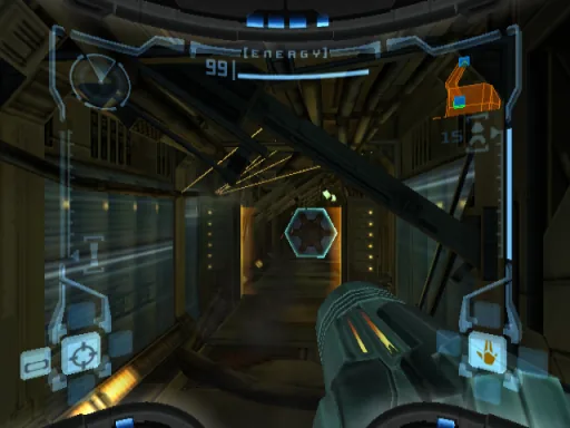 Captura del juego original: Metroid Prime